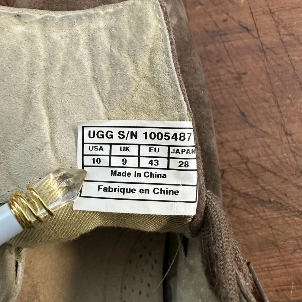 UGG Leighton Chukka Boots Men’s 10 – Suede Comfort Casual Everyday
